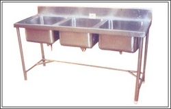 Three Sink Unit